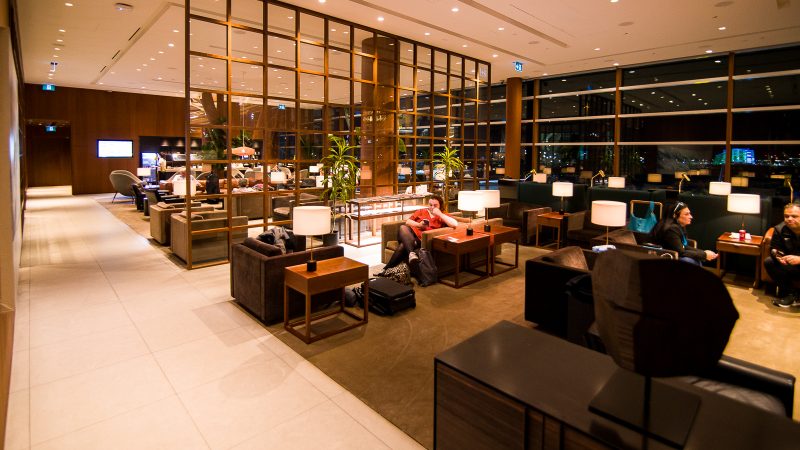 Cathay Pacific’s First & Business Lounge, Vancouver