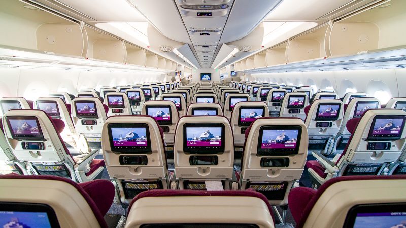 Qatar Airways Airbus A350-900 Economy