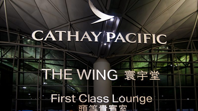 Cathay Pacific’s The Wing First Class Lounge, Hong Kong